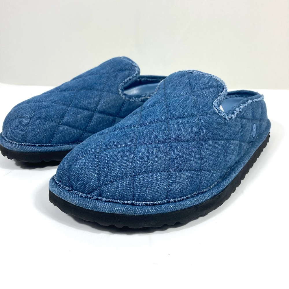 Birkenstock 1774 Eliscu Quilted Denim Slide Clogs Mules Faded Denim 7 38 NEW - Picture 15 of 17